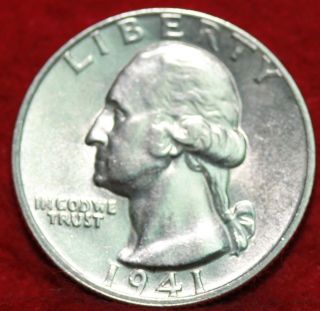 Uncirculated 1941 Washington Quarter photo