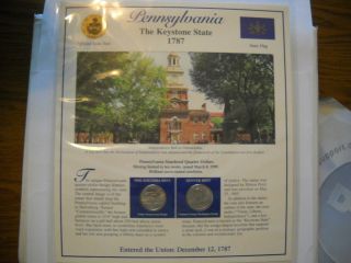 Coinhunters - 1999 Pennsylvania State Quarters P&d Postal Commemorative Society photo