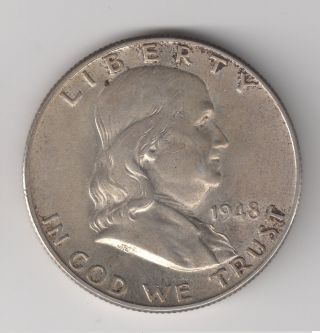 1948 50c Franklin Silver Half Dollar photo