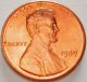 1989 P Lincoln Cent Reverse Die Break Coins: US photo 2