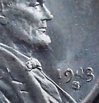 1yr Type U.  S.  A.  ' Odd ' Au 1943 S Man Of Steel Abe Lincoln Wheat Cent Penny photo