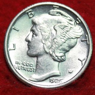 Uncirculated 1926 Silver Mercury Dime photo