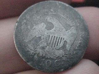 1827 Capped Bust Silver Dime - Vg Details photo
