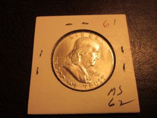 1961 - P 50c Franklin Half Dollar - Coin photo