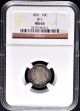 1831 Capped Bust 10c Ngc Ms 65 Dimes photo 2