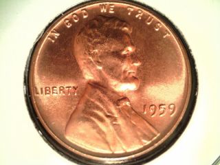 1959 - 60 P - D Lincoln Cents Ms photo