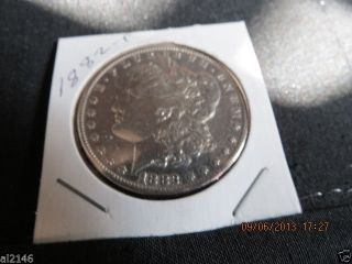 1882 - P Morgan Silver Dollar Coin - Very photo