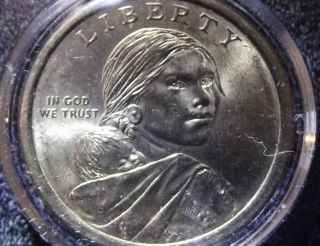2011 One (1) Dollar Wampanoag Treaty 1621 United States Usa Coin Circulated photo