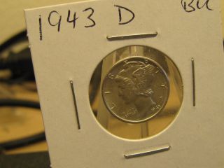 1943 D Mercury Dime Nice Coin Ch Bu Coin photo