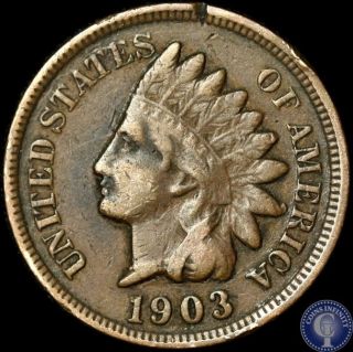 1903 Xf+ Indian Head Cent Penny 861 photo