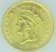 1887 - One Dollar Gold $1 Indian Head Princess Great Luster Gd8701 Gold (Pre-1933) photo 2