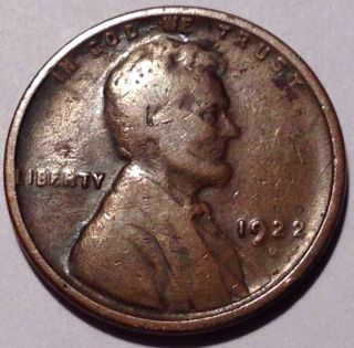 1922 - D Lincoln Cent.  (1 Day) photo