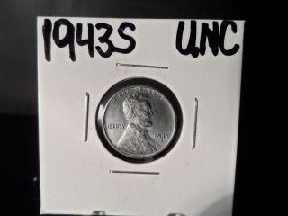 Uncirculated 1943s Lincoln Cent photo