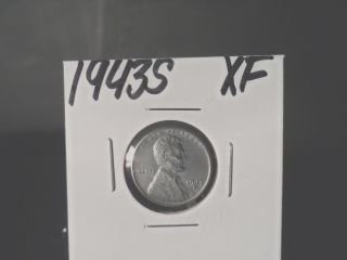 Lincoln Wheat Penny 1943s In Xf Grade photo