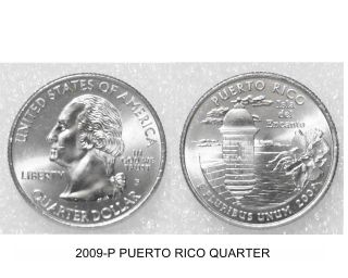 2009 - P 25c U.  S.  Territories Pureto Rica Quarter Us Coin photo