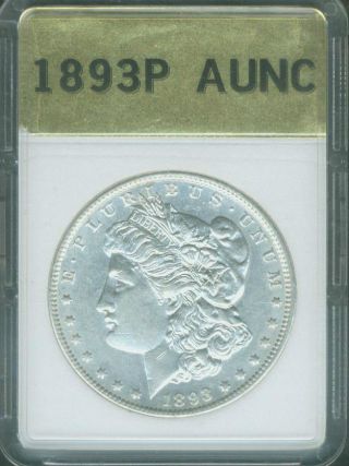 1893 - P Morgan Silver Dollar Borderline Uncirculated Unc - Make A Fair Offer photo
