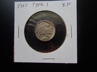 Xf 1913 Buffalo Nickel Type 1 photo