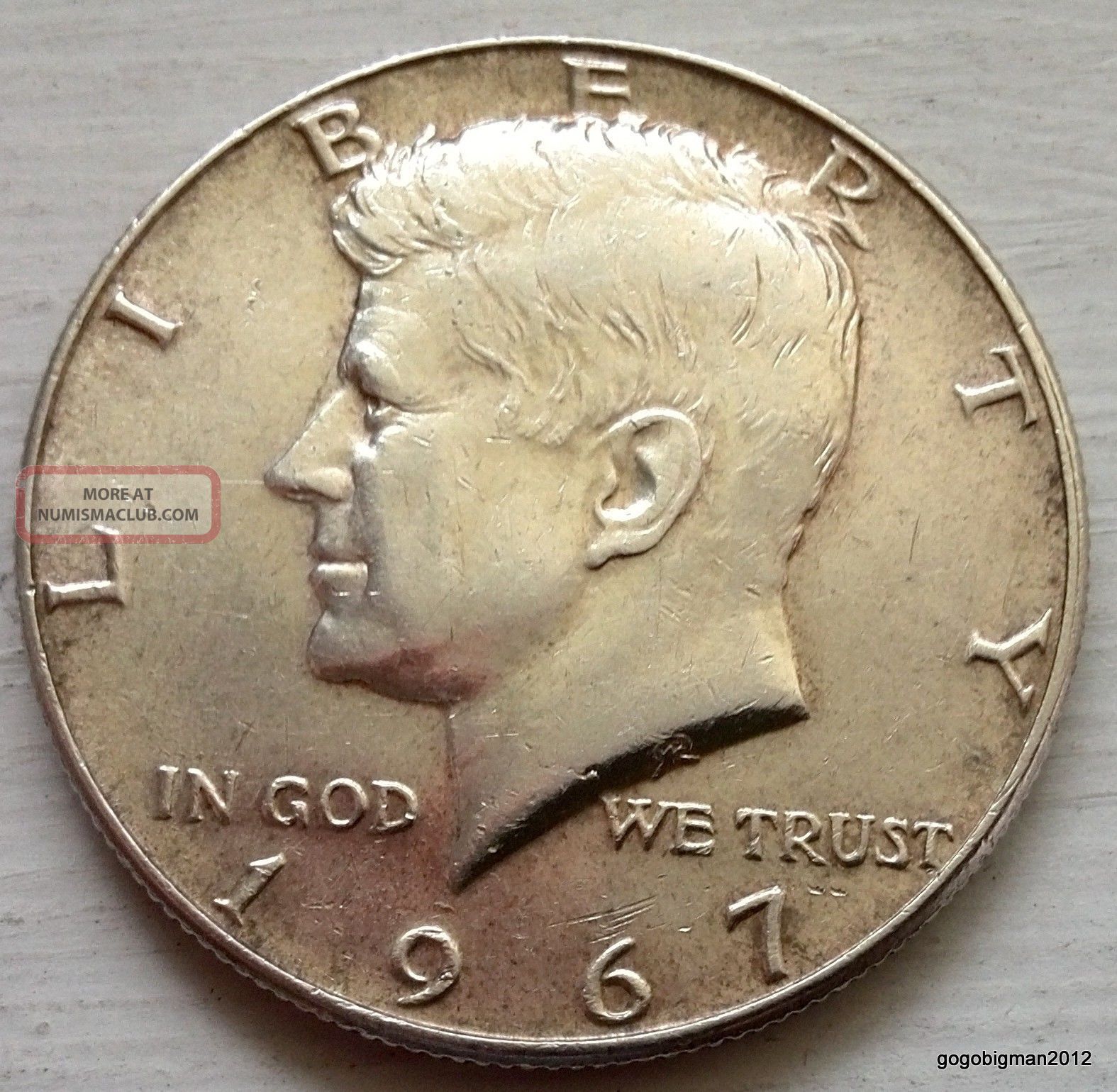 1967 Kennedy Half Dollar 50 Cents, Usa