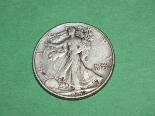 1943 Half Dollar Liberty Walking 90% Silver Coin photo