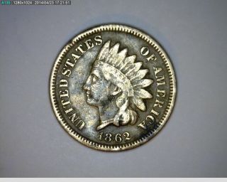 1862 Indian Head Cent (67 - 61) photo