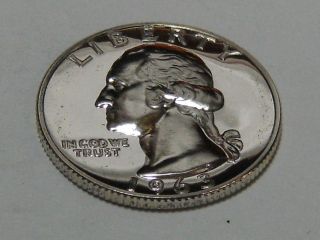 1963 Washington Silver Quarter (proof) 8864a photo
