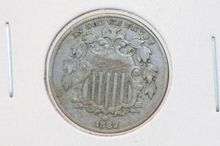 1882 5c Shield Nickel - Circulated Coin - Cash Back - Coin Shop 1918 photo