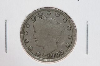 1905 5c Liberty Nickel - Circulated Coin - Some Liberty - Cash Back - Shop 2217 photo