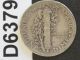 1939 - D Mercury Dime 90% Silver U.  S.  Coin D6379 Dimes photo 1