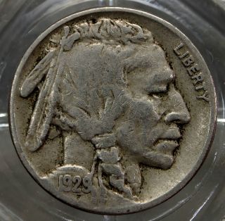 Very Fine 1929 - S Indian Head (buffalo Nickel). .  10283 photo