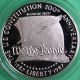 1987 Us Constitution Proof 90% Silver Dollar Commemorative Coin Box & Commemorative photo 1