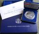 1987 Us Constitution Proof 90% Silver Dollar Commemorative Coin Box & Commemorative photo 3