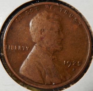 1925 - D Lincoln Wheat Cent photo
