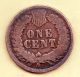 1873 Indian Head Penny,  1 Cent Open 3, Small Cents photo 1