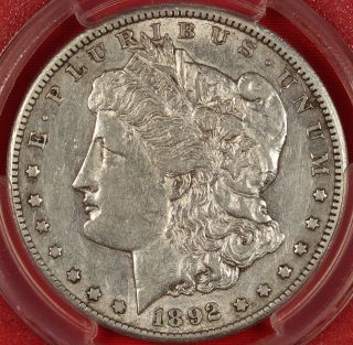 1892 - Cc 1892 Cc Pcgs Xf 45 Silver Morgan Dollar Xf45 photo
