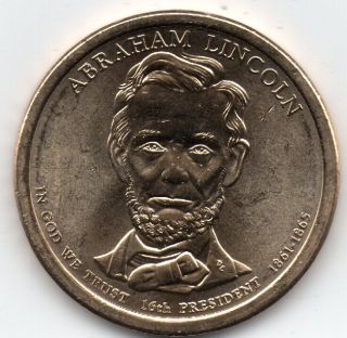 2010 - D - Abraham Lincoln Presidential Coin 23 photo