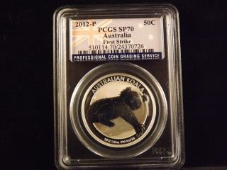 2012 - P Australia Koala Silver Pcgs Sp70 There Are 16 Of These In The World photo