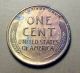 Toned 1943 P Steel Lincoln Wheat Penny Uncirculated Am657 Small Cents photo 1