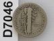 1925 - D Mercury Dime 90% Silver U.  S.  Coin D7046 Dimes photo 1