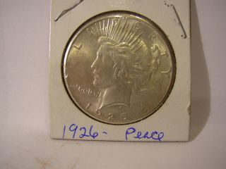 1926 - - Peace Silver Dollar photo