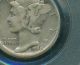 1942/1 Mercury Head Silver Dime Pggs F15 Dimes photo 2