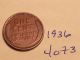1936 Lincoln Cent Fine Detail Great Coin (4073) Wheat Back Penny Small Cents photo 1
