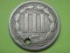 1865 Three 3 Cent Nickel - Old Civil War Type Coin Three Cents photo 1