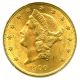 1900 - S $20 Pcgs Ms63 Gold Coin - Liberty Double Eagle Gold (Pre-1933) photo 2