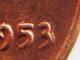 1953 Lincoln Wheat Cent Double Die Break,  Lamination,  Unc,  Plethora Of Errors Coins: US photo 7