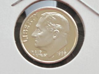 1999 - S Roosevelt Dime 90% Silver Dcam Proof U.  S.  Coin D0179 photo