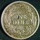 1911 - D Barber Dime With Strong Sharp Liberty & Classic Toning 57 Dimes photo 1