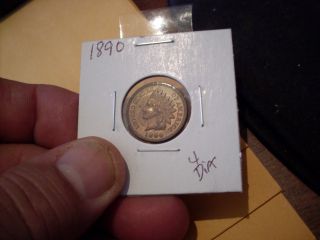 1890 Indian Head Cent State +++++all Diamonds Show photo