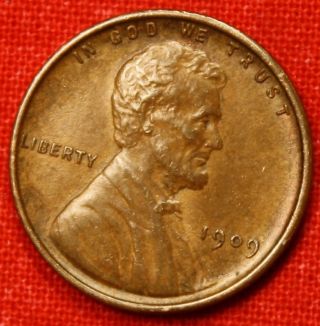 1909 - Vdb Lincoln Wheat Cent Penny Xf Collector Coin Check Out Store Lw1003 photo