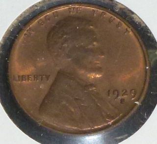 1929 - S Lincoln Wheat Cent Choice Bu Brilliant Unc photo