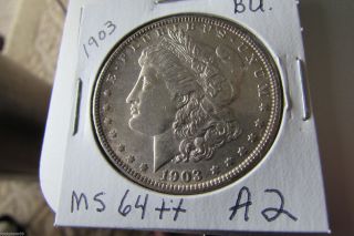1903 Morgan Dollar 90% Silver High Bu Luster A2 photo